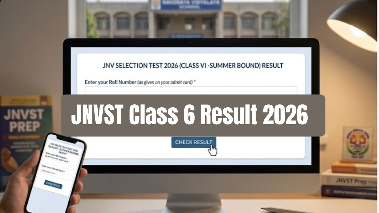 JNVST Class 6 Result 2026