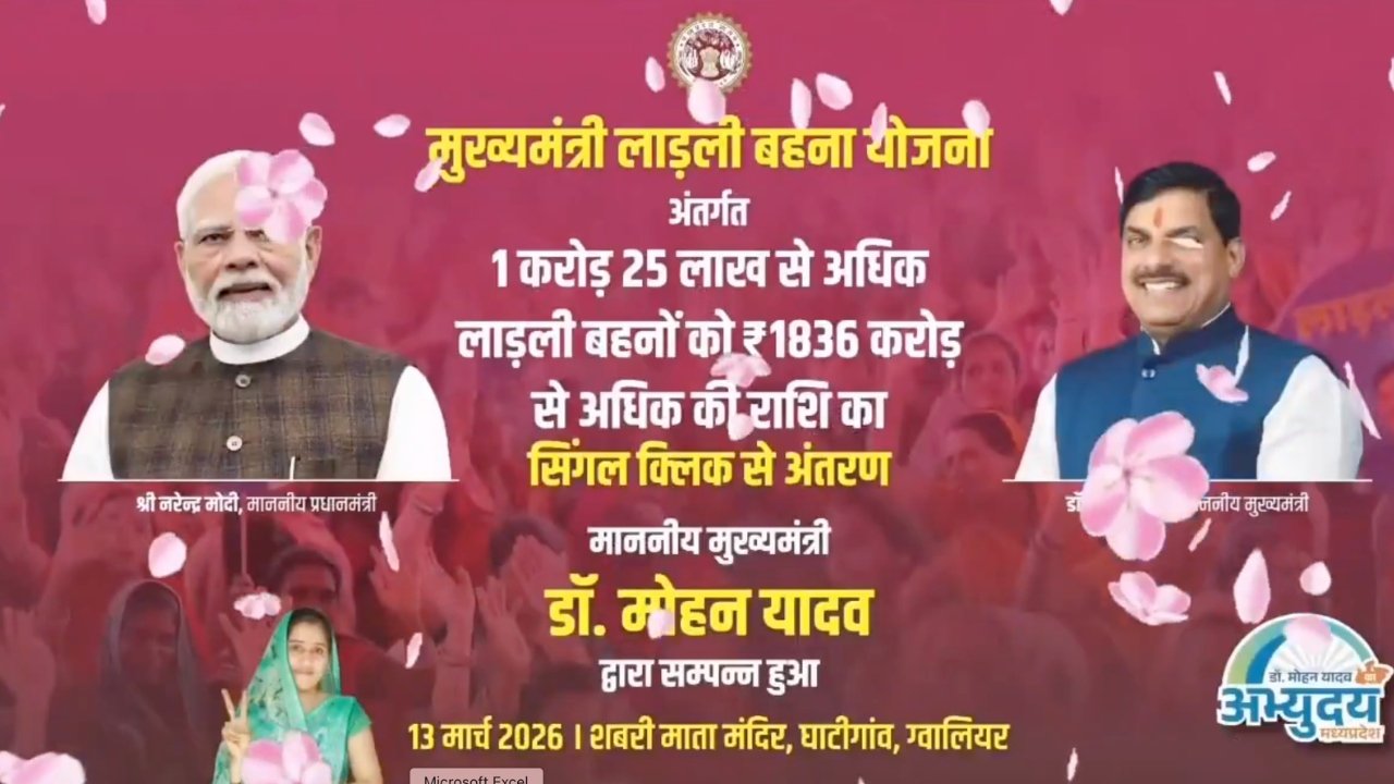 लाड़ली बहना योजना 34वीं किस्त